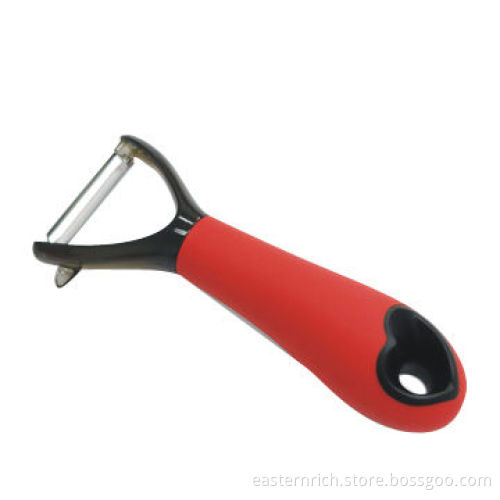 New design PP+SS peeler with TPR handle